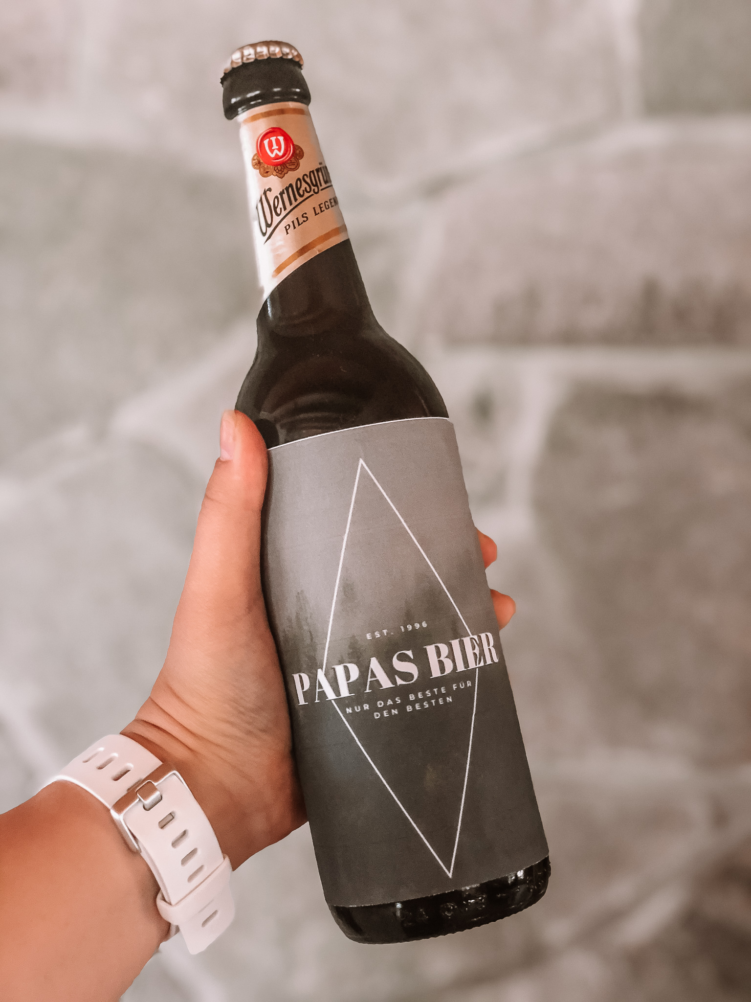 DIY Vatertag Vatertagsgeschenk Bier Etikett
